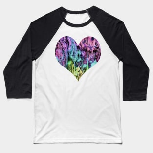 Flowery Heart Baseball T-Shirt